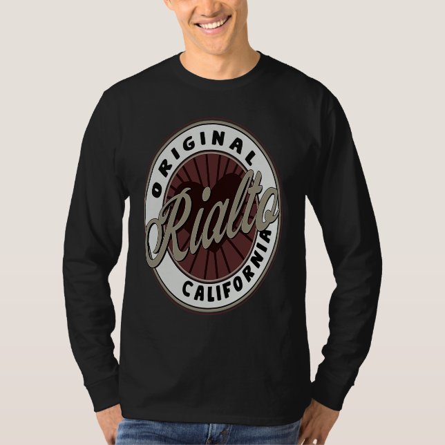 Camiseta Rialto Travel Souvenir To California (Frente)
