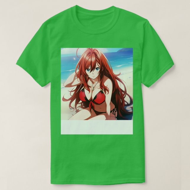 Camiseta rias gremory bikini (Frente do Design)
