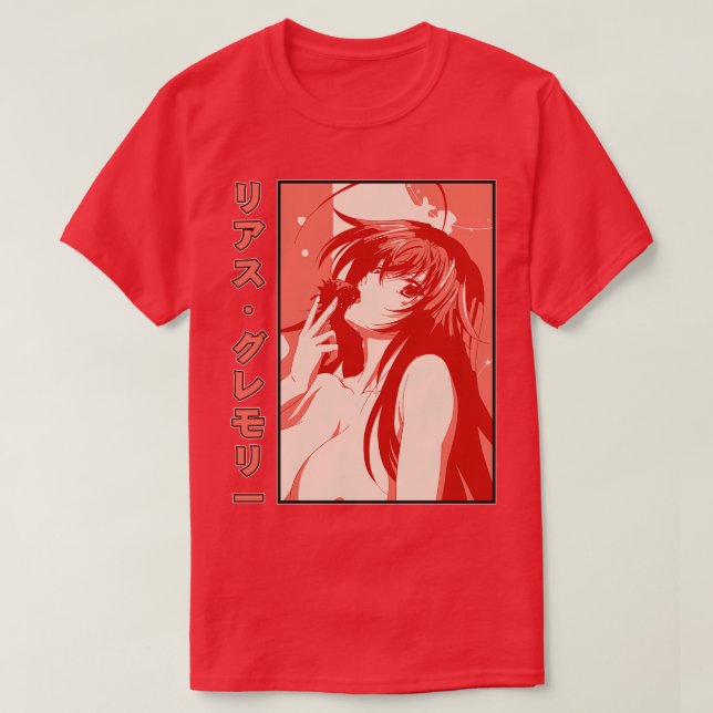 Camiseta Rias Gremory delicioso Segundo grau de morango DXD (Frente do Design)