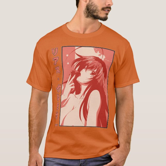 Camiseta Rias Gremory Delicious Strawberry Highschool DXD (Frente)