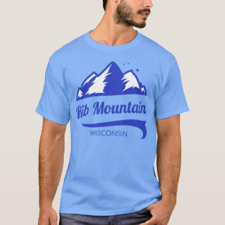 Camiseta Rib Mountain ski Wisconsin 1