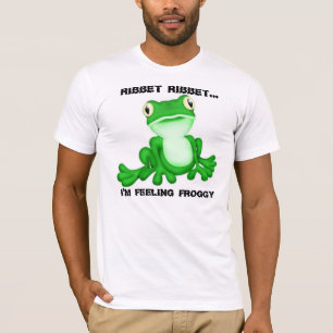 Camiseta Ribbet Ribbet… Eu estou sentindo o comedor de r