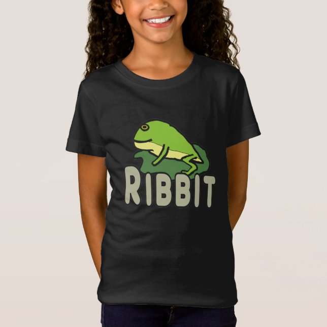 Camiseta Ribbit do sapo (Frente)