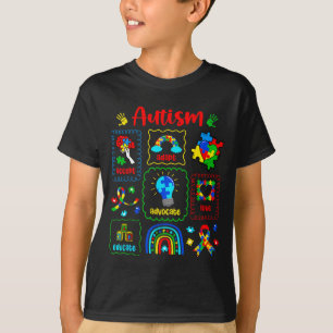 Camiseta Ribbon Autista Puzzle Conscientização do Autismo H