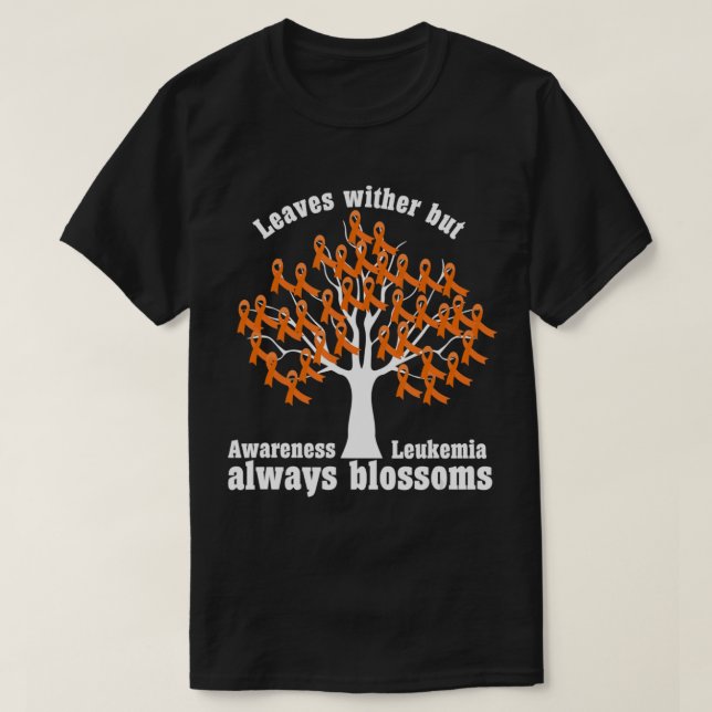 Camiseta Ribbon Tree  Aml Leukemia Awareness  (Frente do Design)