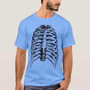 Camiseta RIBCAGE SKELETON Halloween Horrand Scary Ghost pum