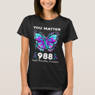 Camiseta Ribeira Você 988 Costela de Prevenção ao Suicídio