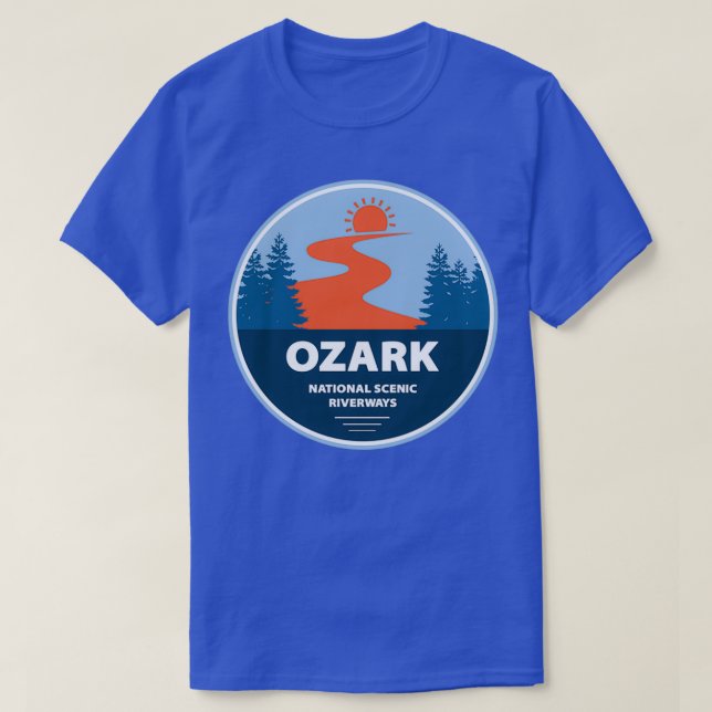 Camiseta Ribeirinhos Cênicos Nacionais Ozark (Frente do Design)