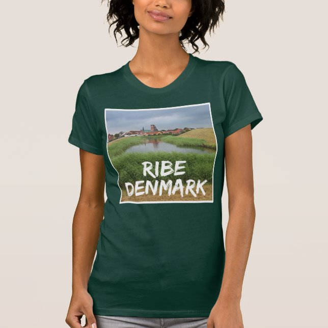 Camiseta Riberhus e Ribe, Jutland, Dinamarca (Frente)