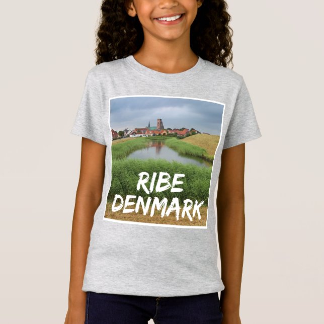 Camiseta Riberhus e Ribe, Jutland, Dinamarca (Frente)
