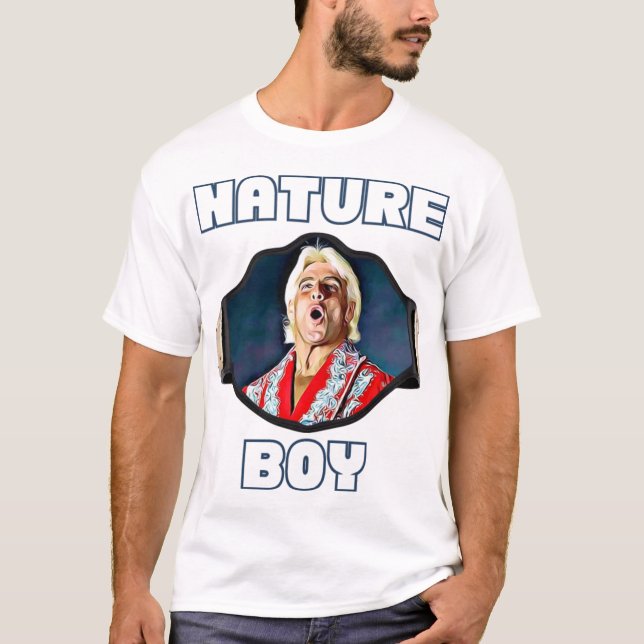 Camiseta Ric Flair T-ShirtNature Boy Ric Flair Championship (Frente)