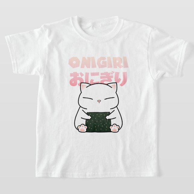 Camiseta Rice Ball Sushi Cat (Postura )