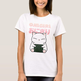 Camiseta Rice Ball Sushi Cat