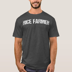 Camiseta Rice Farmer Simple Title