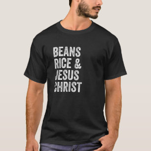 Camiseta Rice Feijão e Jesus Cristo Engraçado