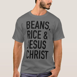 Camiseta Rice Feijão e Jornada Livre de Dívida de Jesus C
