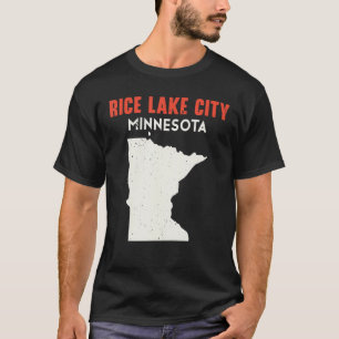Camiseta Rice Lake City Minnesota State America Viagem
