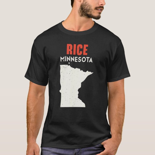 Camiseta Rice Minnesota EUA State America Viagem Minnesotan (Frente)