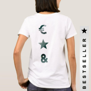 Camiseta RICH Back Impressão T-Shirt Trend Abstrato Black G