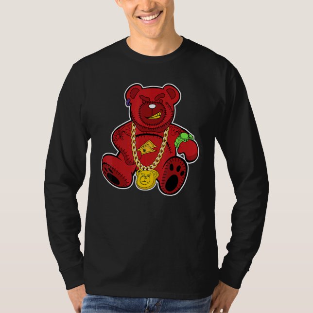 Camiseta Rich Bear What The 5s Matching (Frente)