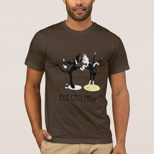 Camiseta Rich cats (Frente)