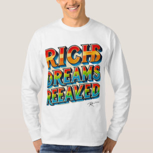 Camiseta Rich Dreams Realizou" T-Shirt Multicolorida