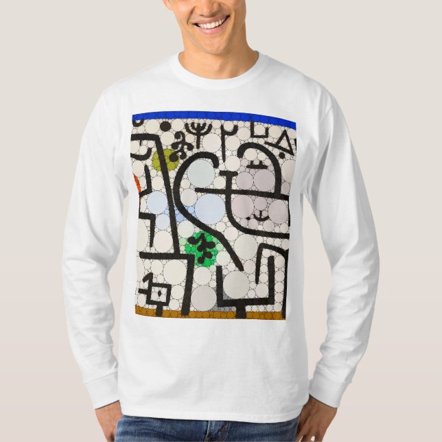 Camiseta Rich Harbor, Infinity Dots por Paul Klee (Frente)