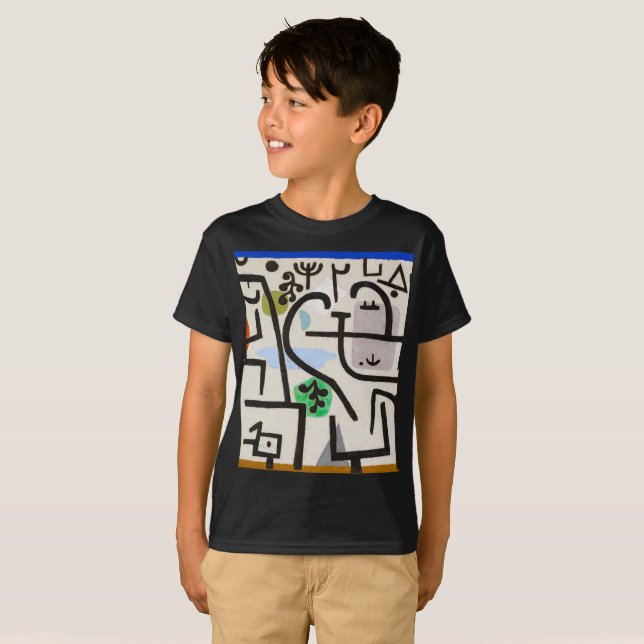 Camiseta Rich Harbor por Paul Klee (Frente Completa)
