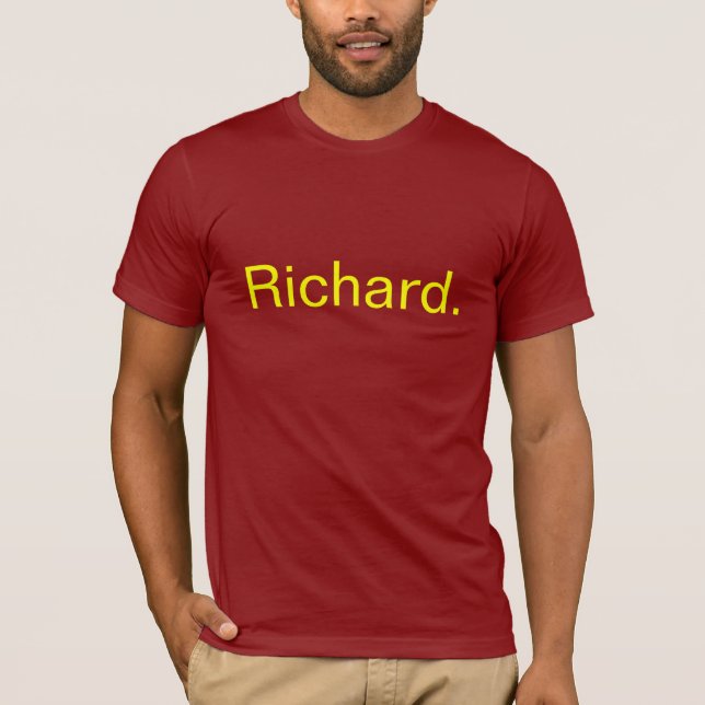 Camiseta Richard. (Frente)
