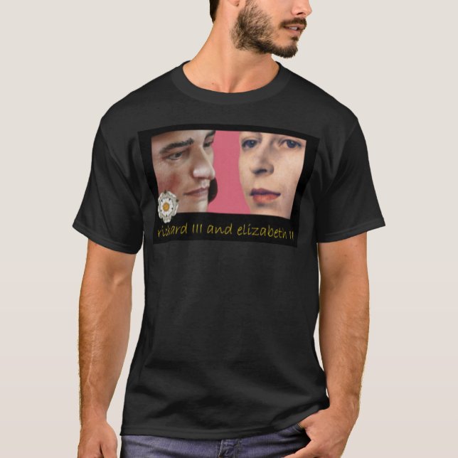 Camiseta Richard III e Elizabeth II nova (Frente)