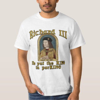 Camiseta Richard III pôr o rei no tshirt do estacionamento