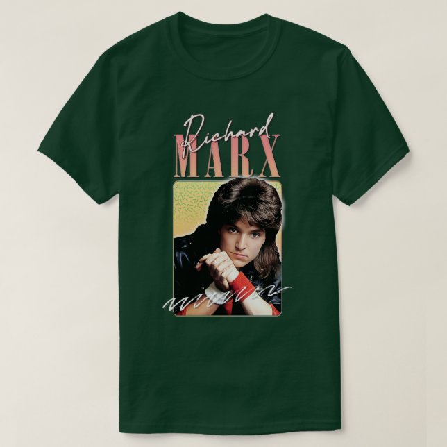 Camiseta Richard Marx 1980 - Estética Retroativa (Frente do Design)