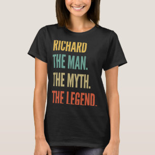 Camiseta Richard O Homem O Mito A Lenda
