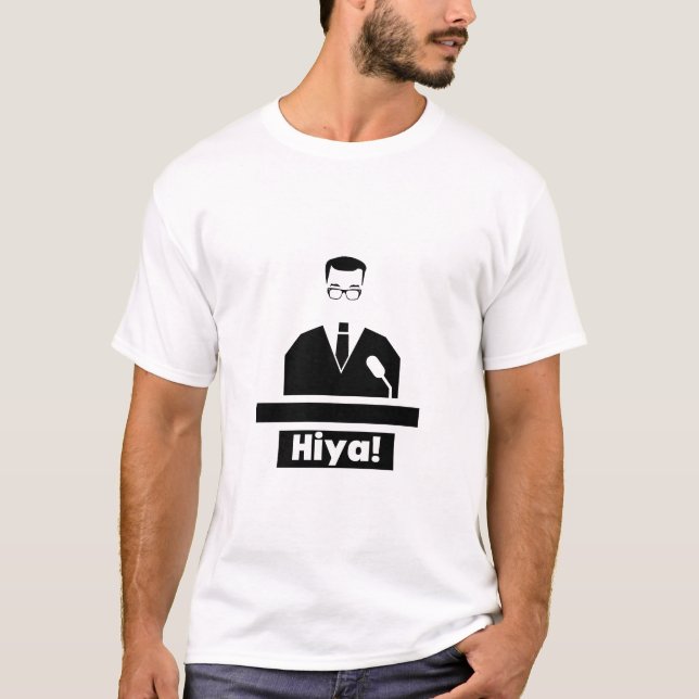 Camiseta Richard Osman é "Hiya!" (Frente)