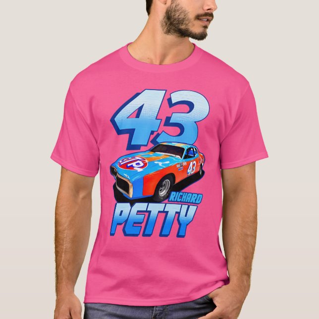 Camiseta Richard Petty 43 Stp Legend 70S Retro (Frente)