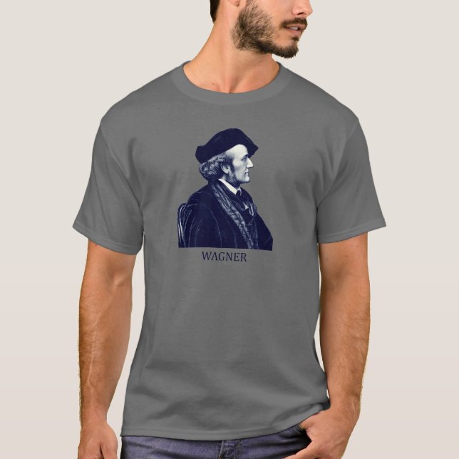 Camiseta Richard Wagner, azul (Frente)