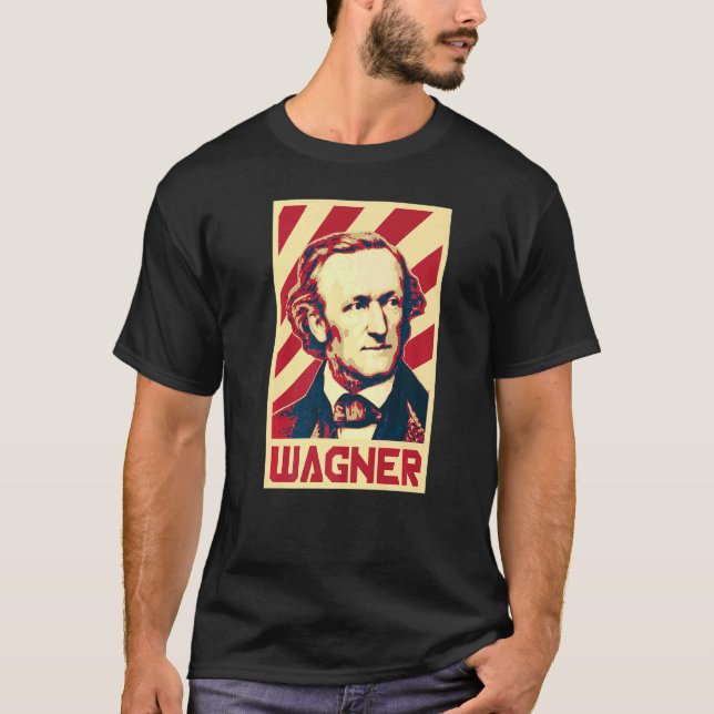 Camiseta Richard Wagner Classic Music Composer Prop (Frente)