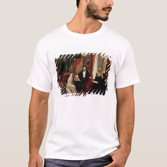 Camiseta Richard Wagner com daught de Franz Liszt e de (Frente)