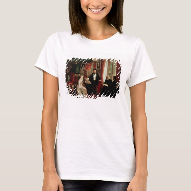 Camiseta Richard Wagner com Franz Liszt e Liszt (Frente)