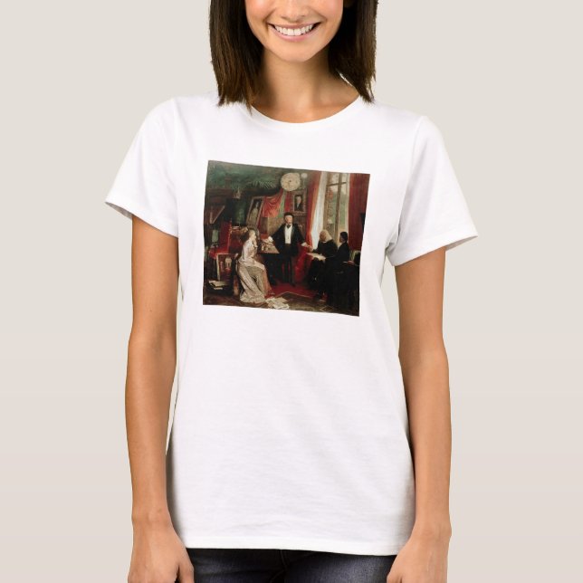 Camiseta Richard Wagner com Franz Liszt e Liszt (Frente)