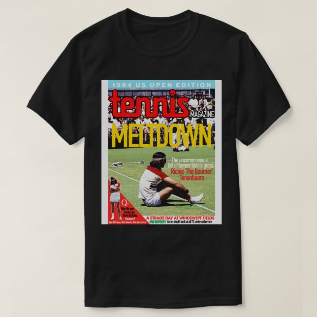 Camiseta Richie The Baumer Tenenbaums Meltdown Magazine Cov (Frente do Design)