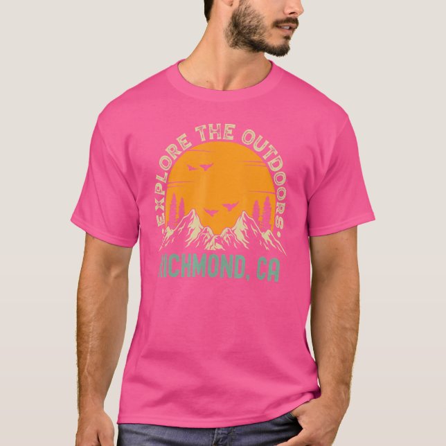 Camiseta Richmond California Explore O Exterior (Frente)