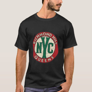 Camiseta Richmond Hill Queens Vintage Road Sinal Distúrbio