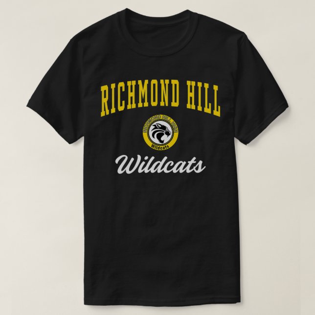 Camiseta Richmond Hill Segundo grau Wildcats C3 (Frente do Design)