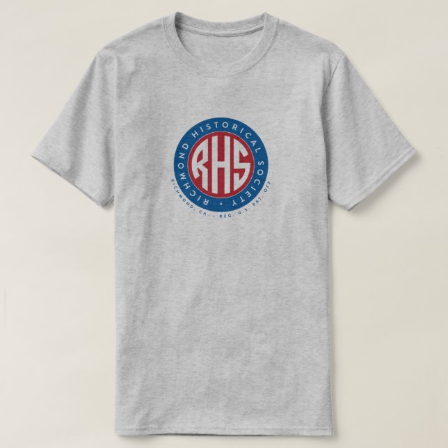 Camiseta Richmond Historical Society Monographic Tee (Frente do Design)