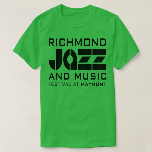 Camiseta Richmond Jazz e Festival de Música (Frente do Design)