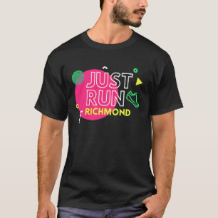 Camiseta Richmond Virginia acabou de correr o gráfico de 19