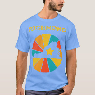 Camiseta Richmond Virginia Vintage afressou Souvenir 1