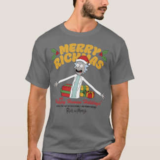 Camiseta Rick and Morty Christmas Merry Rickmas Happy Human