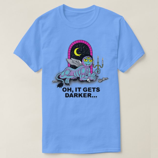Camiseta Rick and Morty It Gets Darker  (Frente do Design)